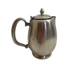 Vintage ARNBEE Lidded Creamer Pitcher 18-8 Stainless Steel Japan MCM